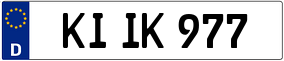 Truck License Plate